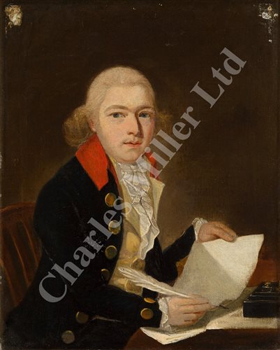 Lot 24 - ENGLISH SCHOOL, CIRCA 1780 The Rev. Dr Lawrence Halloran, D.D., Chaplain on the Britannia at Trafalgar