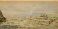 Lot 9 - WILLIAM LIONEL WYLLIE (BRITISH, 1851-1931); Loch Fyne