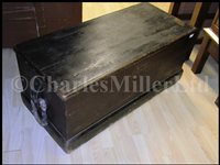 Lot 96 - AN UNUSUAL AND PATRIOTIC BRITISH SAILOR’S CHEST, THIRD-QUARTER 19TH CENTURY