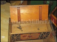 Lot 96 - AN UNUSUAL AND PATRIOTIC BRITISH SAILOR’S CHEST, THIRD-QUARTER 19TH CENTURY