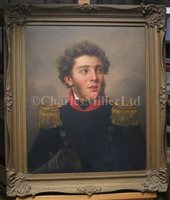 Lot 25 - HILLEBRAND DIRK LOEFF (DUTCH, 1774-1845): Portrait of a Dutch Naval Officer, circa 1840