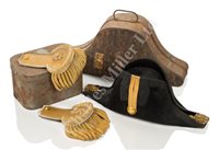 Lot 34 - A ROYAL NAVAL BICORN HAT OF CIVIL RANK, CIRCA 1890