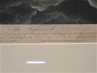 Lot 103 - ‘THE HALSEWELL EAST INDIAMAN’ – A CONTEMPORARY HAND-COLOURED AQUATINT