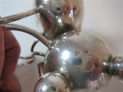 Lot 6 - ANCHOR LINE:  CONDIMENT SET BY ELKINGTON PLATE, CIRCA 1930