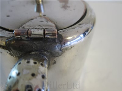 Lot 9 - BELFAST STEAM SHIP COMPANY LTD: A PLATED TEA POT BY SHARMAN D. NEILL, BELFAST, CIRCA 1920
