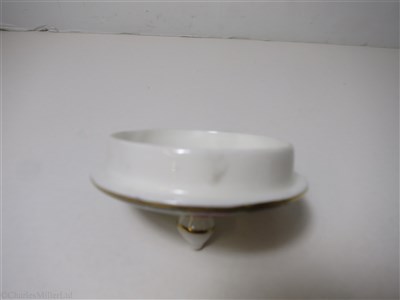 Lot 46 - ELDER DEMPSTER: A FLORAL PATTERN PORCELAIN TEAPOT BY AYNSLEY, ENGLAND
