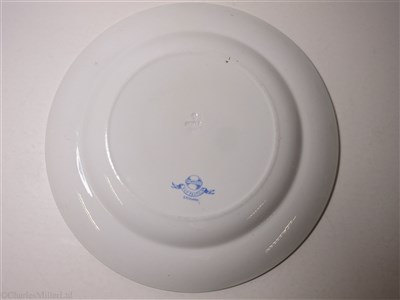 Lot 47 - BRITISH & AFRICAN S.S. CO. (ELDER DEMPSTER & Co.). LTD.: A ‘KEY FESTOON’ PATTERN DINNER PLATE BY MINTONS, CIRCA 1870