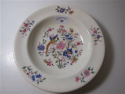Lot 52 - FURNESS BERMUDA LINE: ‘BIRD OF PARADISE’ PATTERN CHINA SOUP PLATE BY ROYAL DOULTON, CIRCA 1932