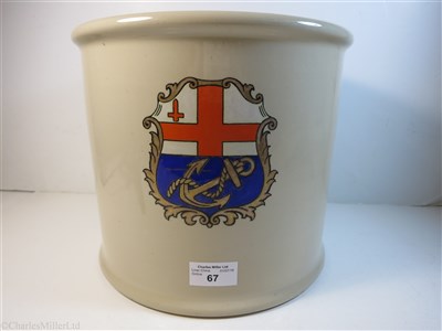 Lot 67 - LLOYDS OF LONDON: A  JARDINIERE BY ROYAL DOULTON, CIRCA 1925