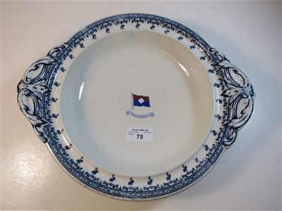 Lot 75 - NEW YORK & SOUTH AMERCA LINE: AN OVAL SERVING PLATE BY D.A.S. NESBITT & CO. LIVERPOOL, CIRCA 1891