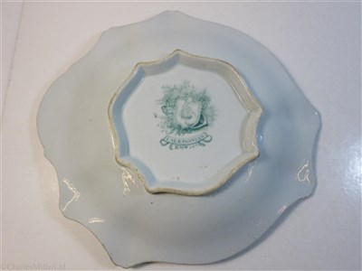 Lot 84 - P&O: A ‘CALEDONIA’ PATTERN IRONSTONE SERVING PLATE BY RIDGEWAY, MORLEY, WEAR & Co., CIRCA 1846