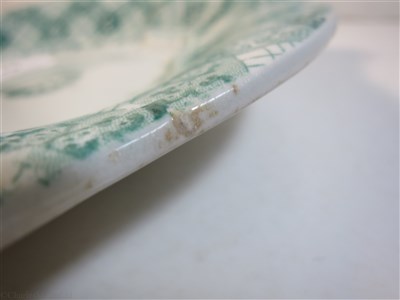Lot 84 - P&O: A ‘CALEDONIA’ PATTERN IRONSTONE SERVING PLATE BY RIDGEWAY, MORLEY, WEAR & Co., CIRCA 1846
