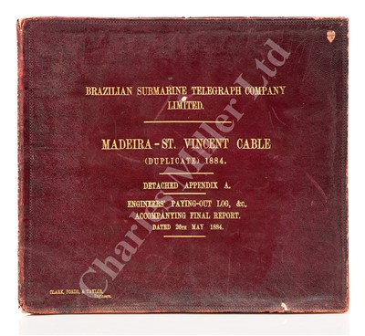 Lot 165 - BRAZILIAN SUBMARINE TELEGRAPHIC CO., CIRCA 1884: Engineers’ Paying Out Logs