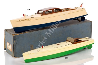 Lot 330 - A CLOCKWORK LAUNCH MERCURY BY BASSETT LOWKE LTD, CIRCA 1925