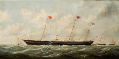 Lot 86 - GEORGE MEARS (BRITISH, 1826-1906) The Royal Yacht 'Victoria & Albert II' in the Solent