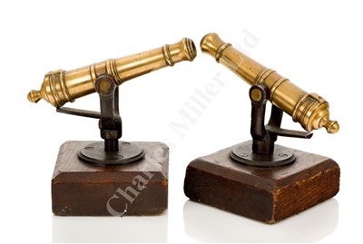 Lot 68A - A PAIR OF 19TH CENTURY ½IN. BORE SIGNAL GUNS