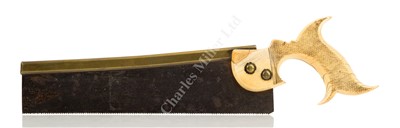 Lot 298 - Ø A SURGEON'S SAW BY LAUNDY, CIRCA 1790