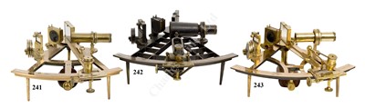 Lot 241 - A 7¾IN. RADIUS VERNIER OCTANT BY WILSON & GILLIE, NORTH SHIELDS, CIRCA 1890