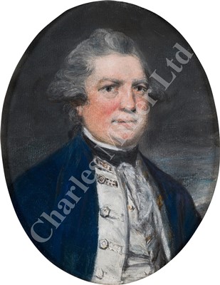 Lot 35 - DANIEL GARDNER (BRITISH, 1750-1805) Half length portrait of Admiral Keppel in undress uniform, circa 1780