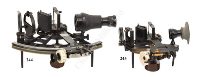 Lot 244 - A 6¼IN. RADIUS MICROMETER SEXTANT BY C. PLATH, HAMBURG FOR THE KRIEGSMARINE, CIRCA 1941