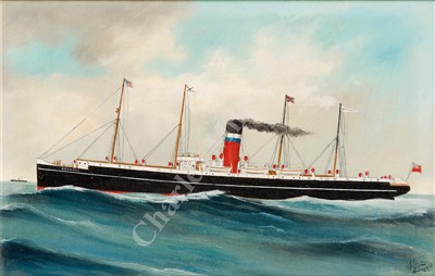 Lot 13 - HARRY J. JANSEN (BELGIAN/DUTCH, c1895-1930) S.S. 'Oakmore' of Liverpool