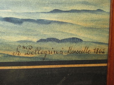 Lot 7 - JOSEPH HONORÉ MAXIME PELLEGRIN (FRENCH, 1793-1869): 'Le Solide' off Marseilles, 1862