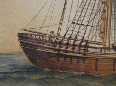 Lot 7 - JOSEPH HONORÉ MAXIME PELLEGRIN (FRENCH, 1793-1869): 'Le Solide' off Marseilles, 1862