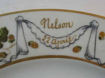 Lot 66 - A 19TH CENTURY SAMPSON WARE PLATE AFTER THE BALTIC SERVICE