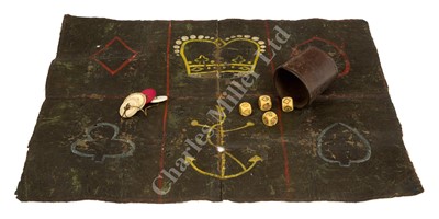 Lot 50 - Ø A RARE SAILOR'S BOARD GAME, PROBABLY FIRST HALF 19TH CENTURY