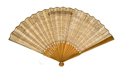 Lot 55 - NELSON & THE BATTLE OF THE NILE, 1798 FAN