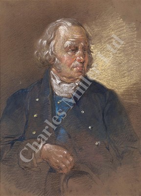 Lot 79 - WILLIAM HENRY KEARNEY (BRITISH, 1800-1858) Two studies of Greenwich Pensioners circa 1820