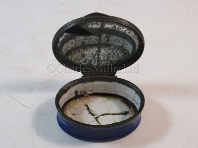 Lot 63 - A BILSTONWARE PATCH BOX CELEBRATING THE PEACE OF AMIENS, CIRCA 1803