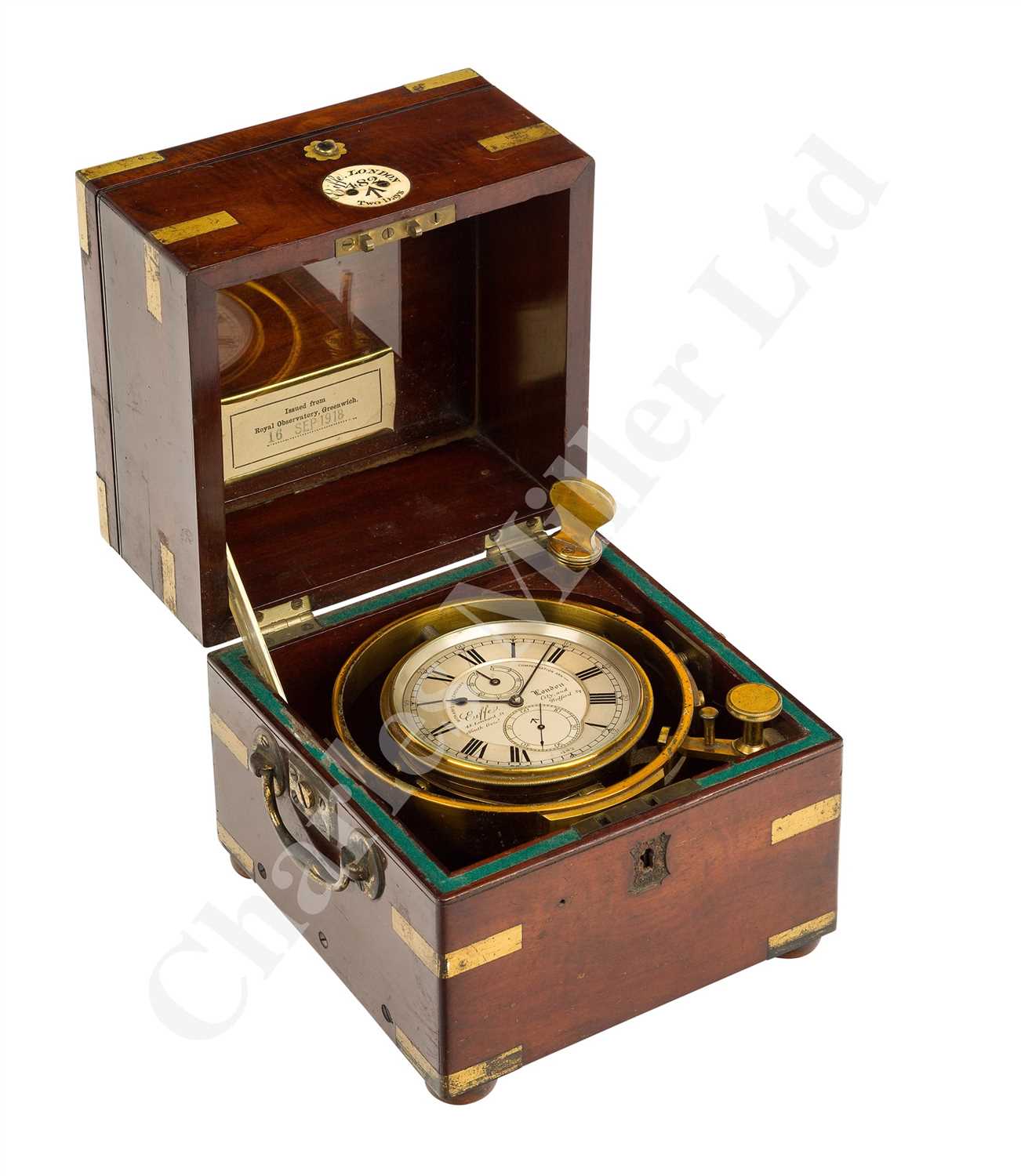 Lot 206 - Ø  A TWO-DAY MARINE CHRONOMETER BY JAMES SWEETMAN EIFFE, LONDON, CIRCA 1841