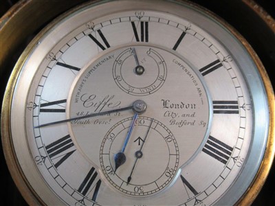 Lot 206 - Ø  A TWO-DAY MARINE CHRONOMETER BY JAMES SWEETMAN EIFFE, LONDON, CIRCA 1841