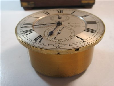 Lot 206 - Ø  A TWO-DAY MARINE CHRONOMETER BY JAMES SWEETMAN EIFFE, LONDON, CIRCA 1841