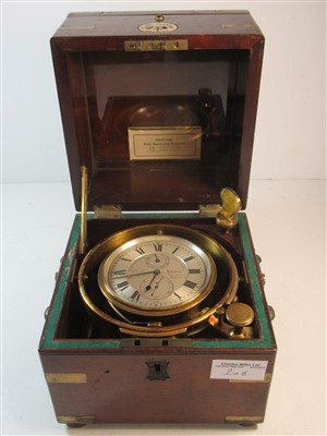 Lot 206 - Ø  A TWO-DAY MARINE CHRONOMETER BY JAMES SWEETMAN EIFFE, LONDON, CIRCA 1841