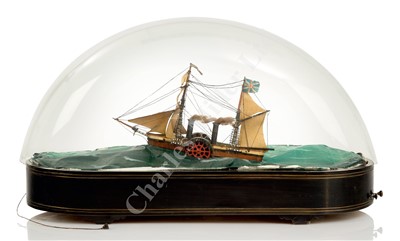 Lot 314 - A 19TH CENTURY MUSICAL ROCKING SHIP AUTOMATON
