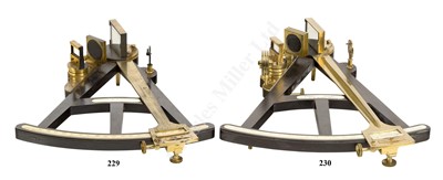 Lot 230 - Ø A 10½IN. RADIUS VERNIER OCTANT BY CRIHTON [SIC], LONDON FOR A. DOBBIE, GLASGOW, CIRCA 1850