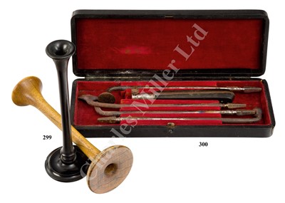 Lot 300 - Ø A CAUTERISING SET BY DOWN BROTHERS, BOROUGH, CIRCA 1895