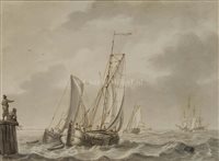 Lot 5 - CIRCLE OF Ludolf Backhuysen II (Dutch,...