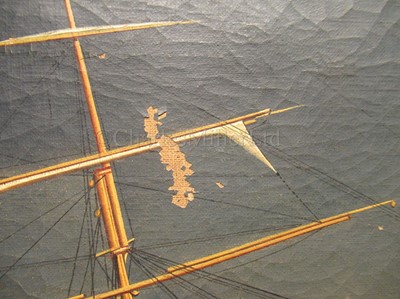 Lot 15 - NEAPOLITAN SCHOOL, CIRCA 1860, Fair and foul portraits of the Salcombe fruit schooner 'Arabella', Master John Adams