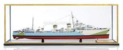 Lot 145 - A 1:96 SCALE STATIC DISPLAY MODEL OF H.M.S. HESPERUS [1939]