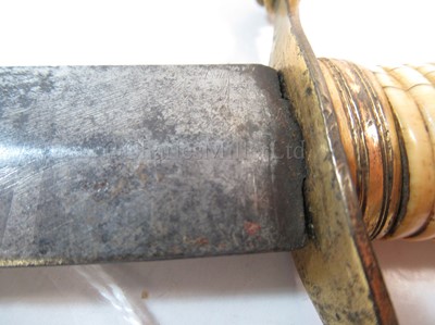 Lot 77 - Ø A LATE 18TH / EARLY 19TH CENTURY MIDSHIPMAN'S HANGER