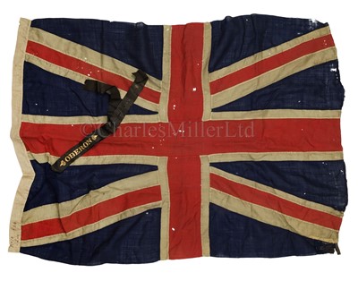 Lot 88 - A UNION FLAG FROM IRON PADDLE SLOOP H.M.S. OBERON, CIRCA 1866