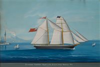 Lot 11 - Neapolitan SCHOOL, 19TH CENTURY<br/>The schooner...