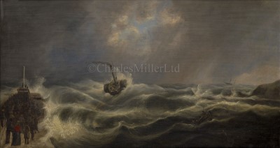 Lot 13 - CIRCLE OF JOHN CHRISTIAN SCHETKY (BRITISH, 1778-1874): The rescue