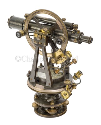 Lot 307 - A 1IN. THEODOLITE BY ADIE & WEDDERBURN, EDINBURGH, CIRCA 1890