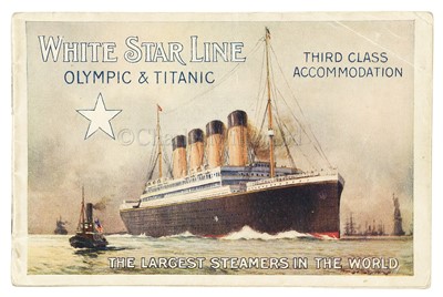 Lot 181 - AN EXCEEDINGLY RARE TITANIC PROMOTIONAL BROCHURE