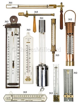 Lot 313 - A COLLECTION OF THERMOMETERS BY NEGRETTI & ZAMBRA, LONDON, VARIOUS DATES