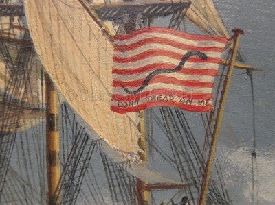Lot 75 - δ KENNETH JEPSON (BRITISH, 1932-1998): Frigate Actions: 'Druid' & 'Raleigh' and 'Oxford' and 'Cruizer'